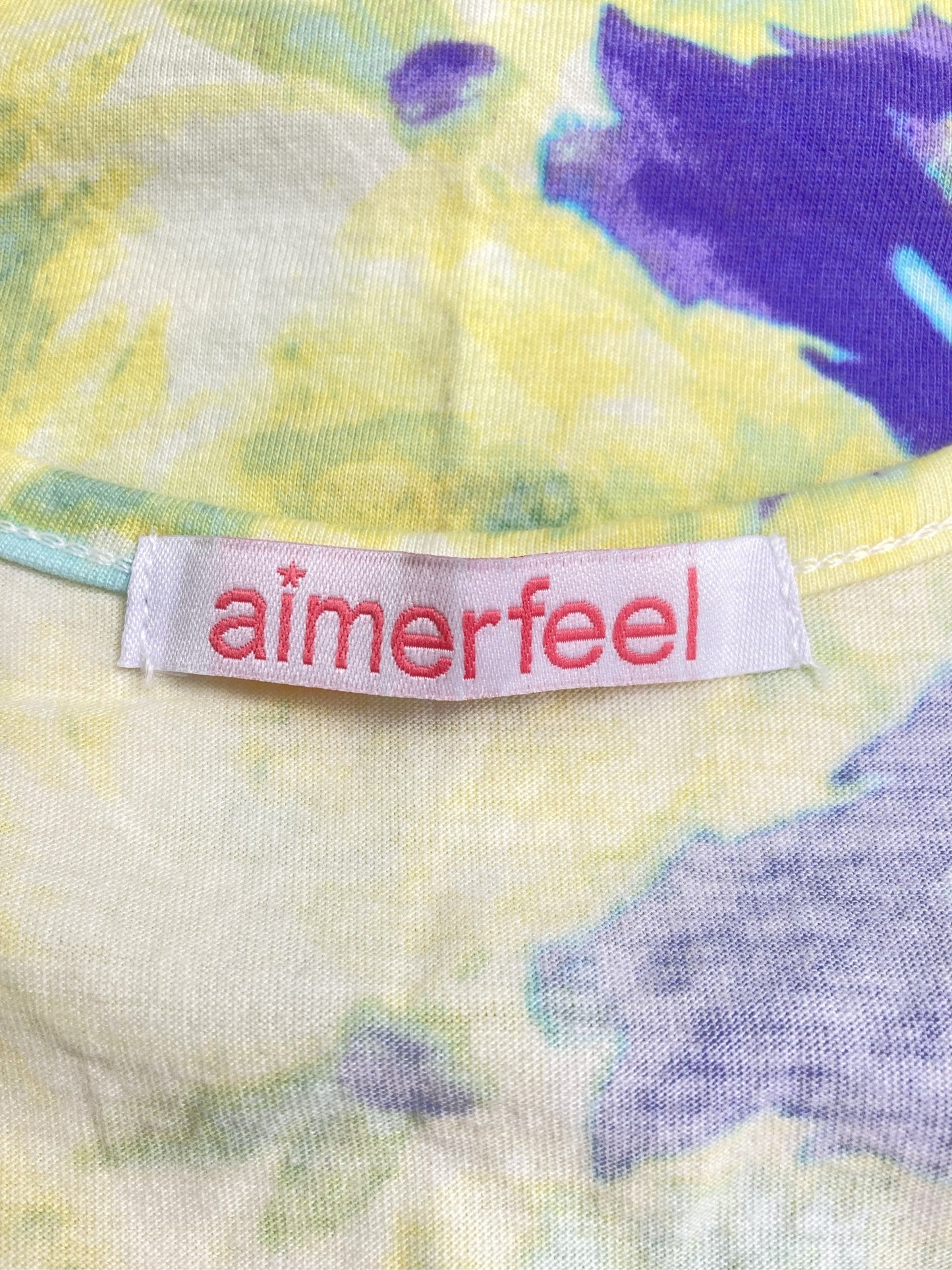 aimerfeel/タンクトップ/トップス/イエロー/M
