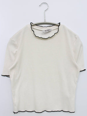 ZARA/ザラ/Tシャツ/カットソー/トップス/ホワイト/EUR S/USA S/MEX 26