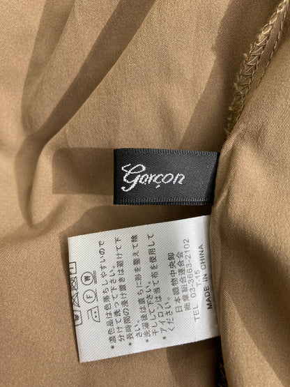 シャツワンピース/ワンピース/ドレス/ブラウン/L