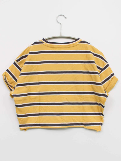 supre/Tシャツ/カットソー/トップス/イエロー/XXS