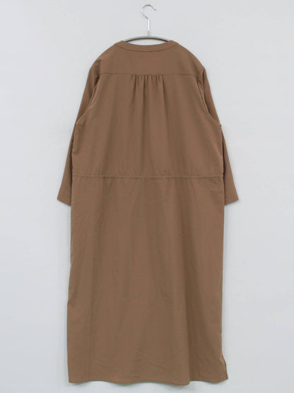 シャツワンピース/ワンピース/ドレス/ブラウン/L