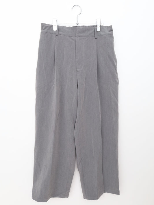 BROKEN BASE/ブロークンベース/スラックス/パンツ/グレー/M