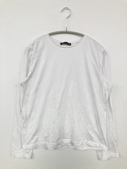 ZARA/ザラ/Tシャツ/カットソー/トップス/ホワイト/M
