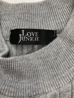LOVE JUNKIE/ノースリーブ/トップス/グレー/M