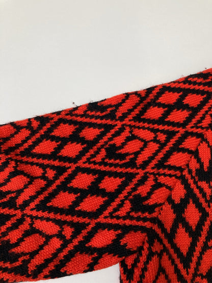 カーディガン/ボレロ/トップス/レッド