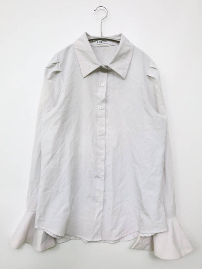 H.F classic fashion/シャツ/ブラウス/トップス/グレー/160/84A