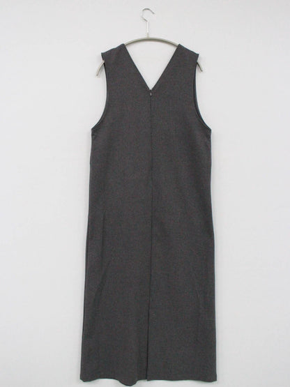 AUNT MARIE'S/ジャンパースカート/ワンピース/ドレス/グレー/F