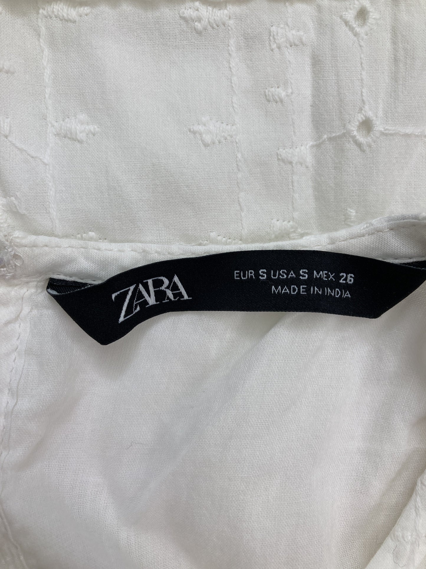 ZARA/ザラ/ワンピース/ワンピース/ドレス/ホワイト/S