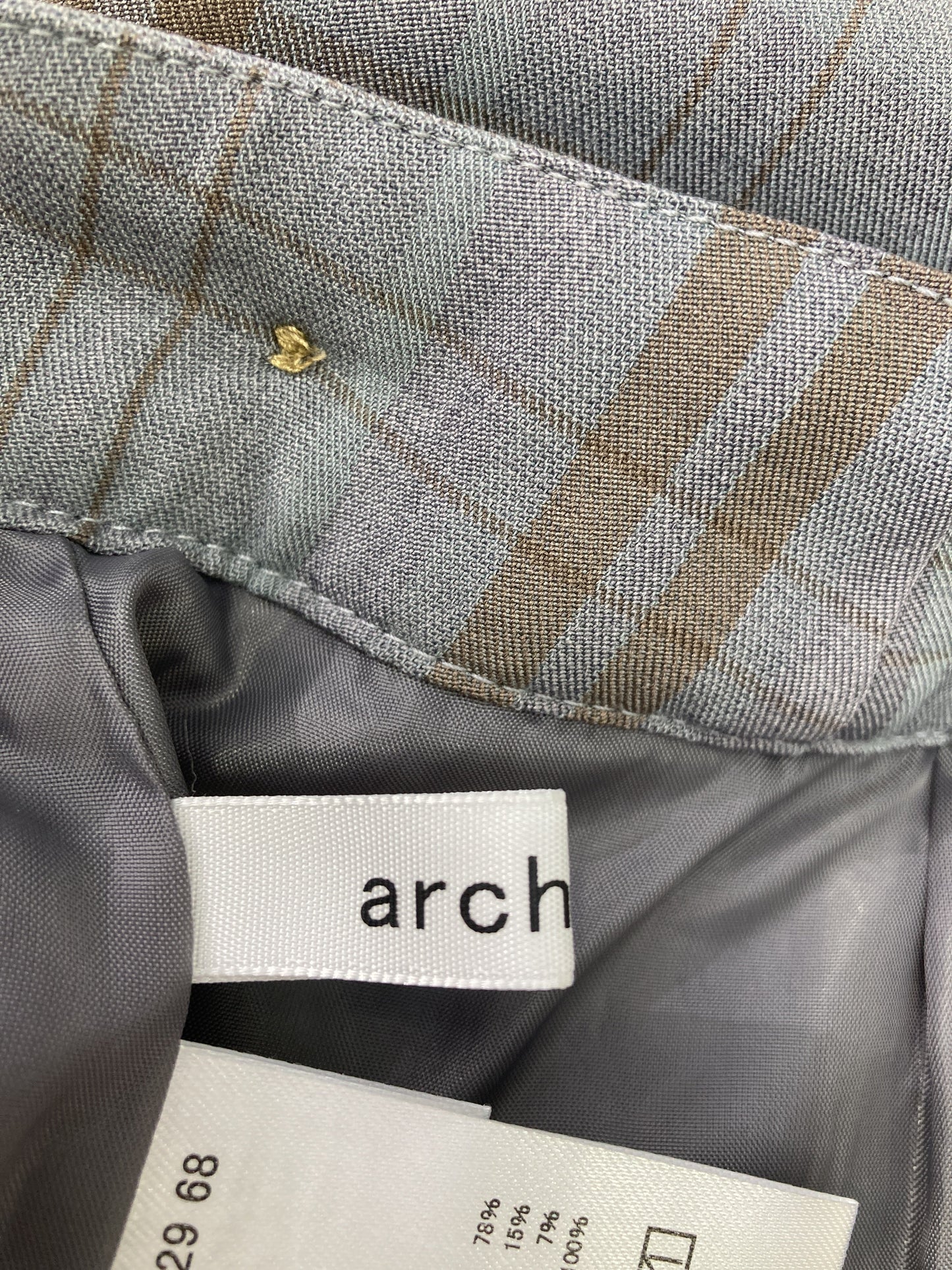 archives/アルシーヴ/スラックス/パンツ/グレー/M