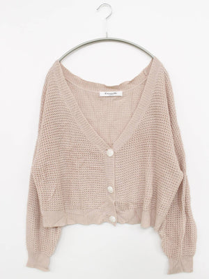 ems excite/エムズエキサイト/カーディガン/ボレロ/トップス/ベージュ/M