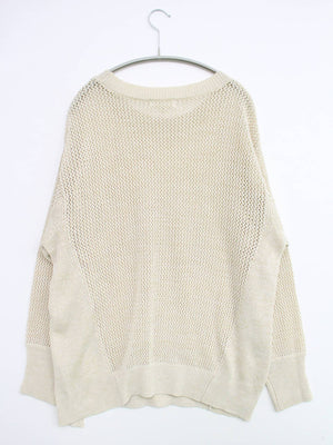 niko and .../ニコアンド/ニット/セーター/トップス/ベージュ/L