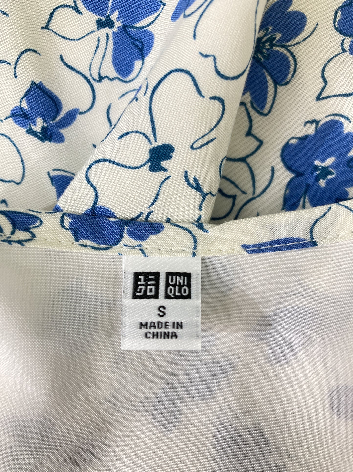 UNIQLO/ユニクロ/ワンピース/ワンピース/ドレス/ブルー/S