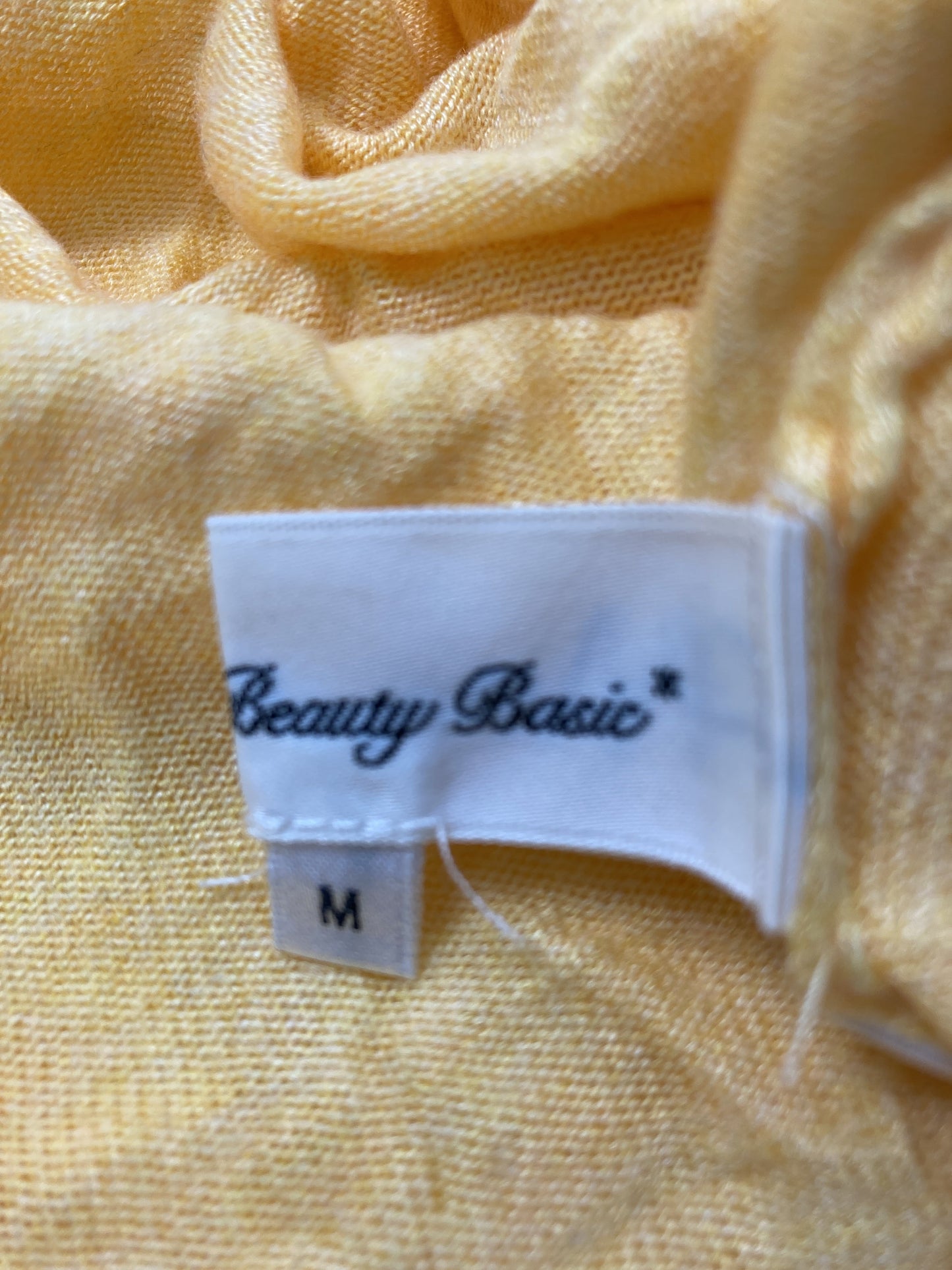 NATURAL BEAUTY BASIC/ナチュラルビューティーベーシック/カーディガン/ボレロ/トップス/イエロー/M