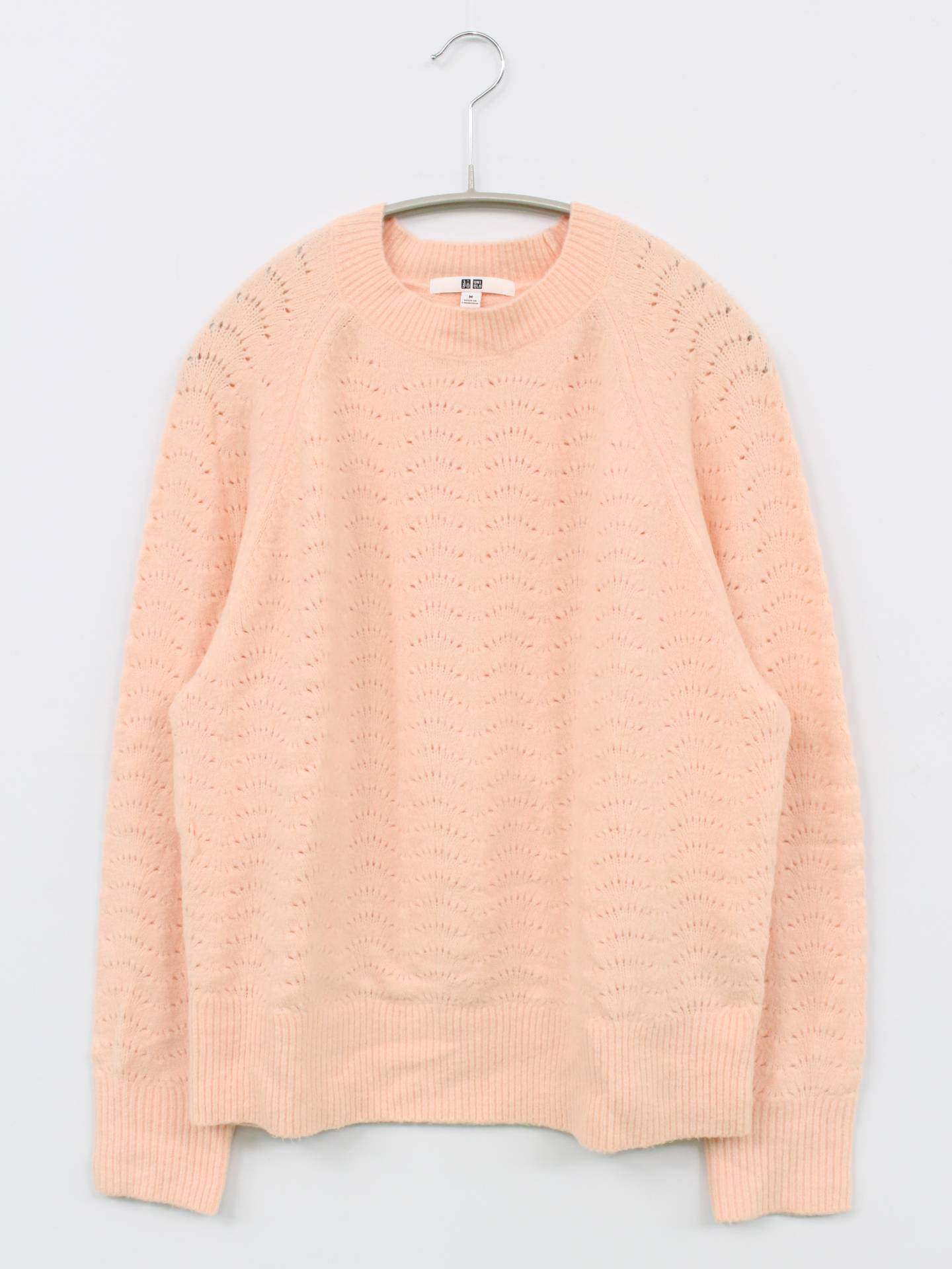 UNIQLO/ユニクロ/ニット/セーター/トップス/ピンク/M