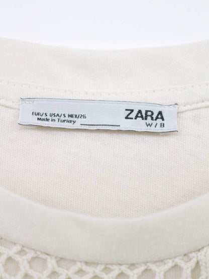 ZARA/Tシャツ/カットソー/トップス/ホワイト