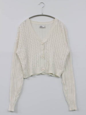 HOLLISTER/ホリスター/ニット/セーター/トップス/ホワイト/S