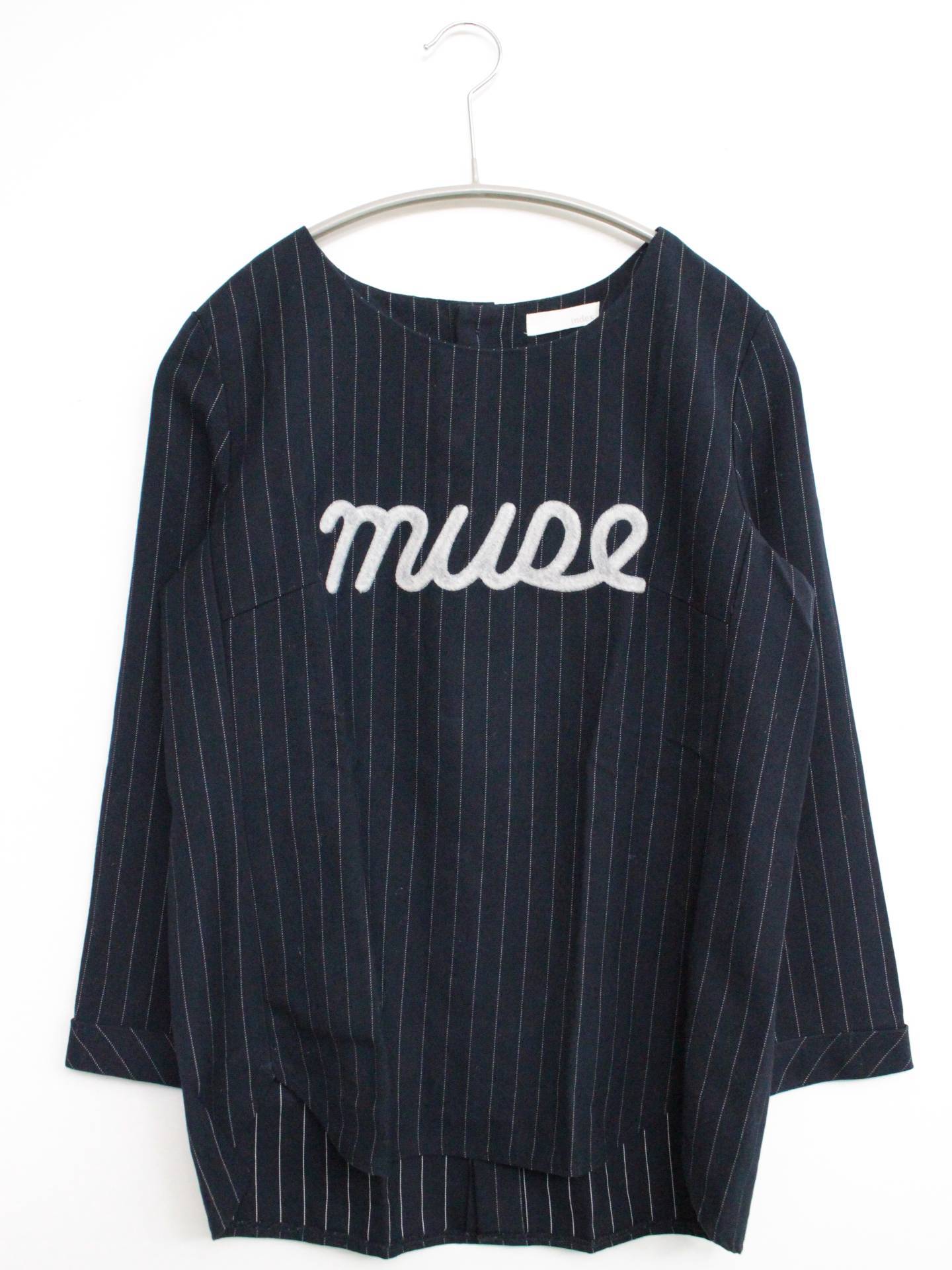 index/Tシャツ/カットソー/トップス/ネイビー/M