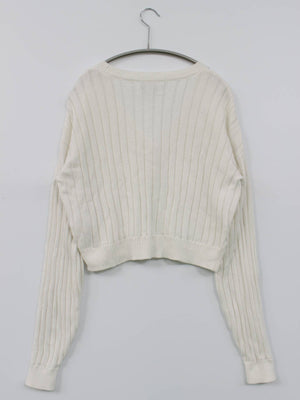 HOLLISTER/ホリスター/ニット/セーター/トップス/ホワイト/S