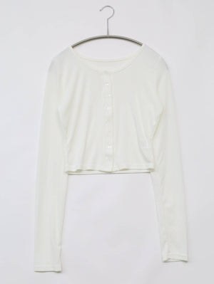 カーディガン/ボレロ/トップス/ホワイト/S