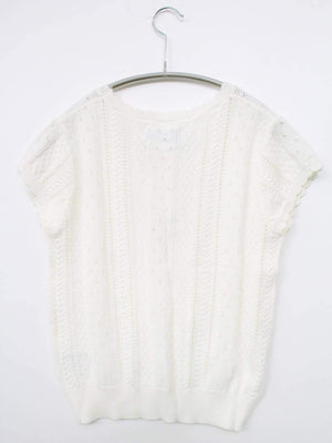 dazzlin/ダズリン/ニット/セーター/トップス/ホワイト/F