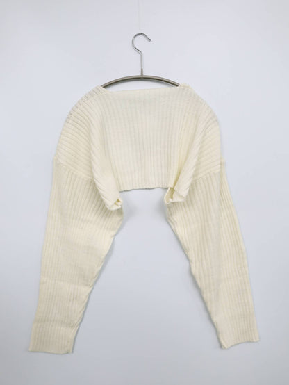 カーディガン/ボレロ/トップス/ホワイト