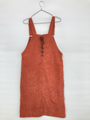 OLIVE des OLIVE/オリーブデオリーブ/ジャンパースカート/ワンピース/ドレス/オレンジ/F