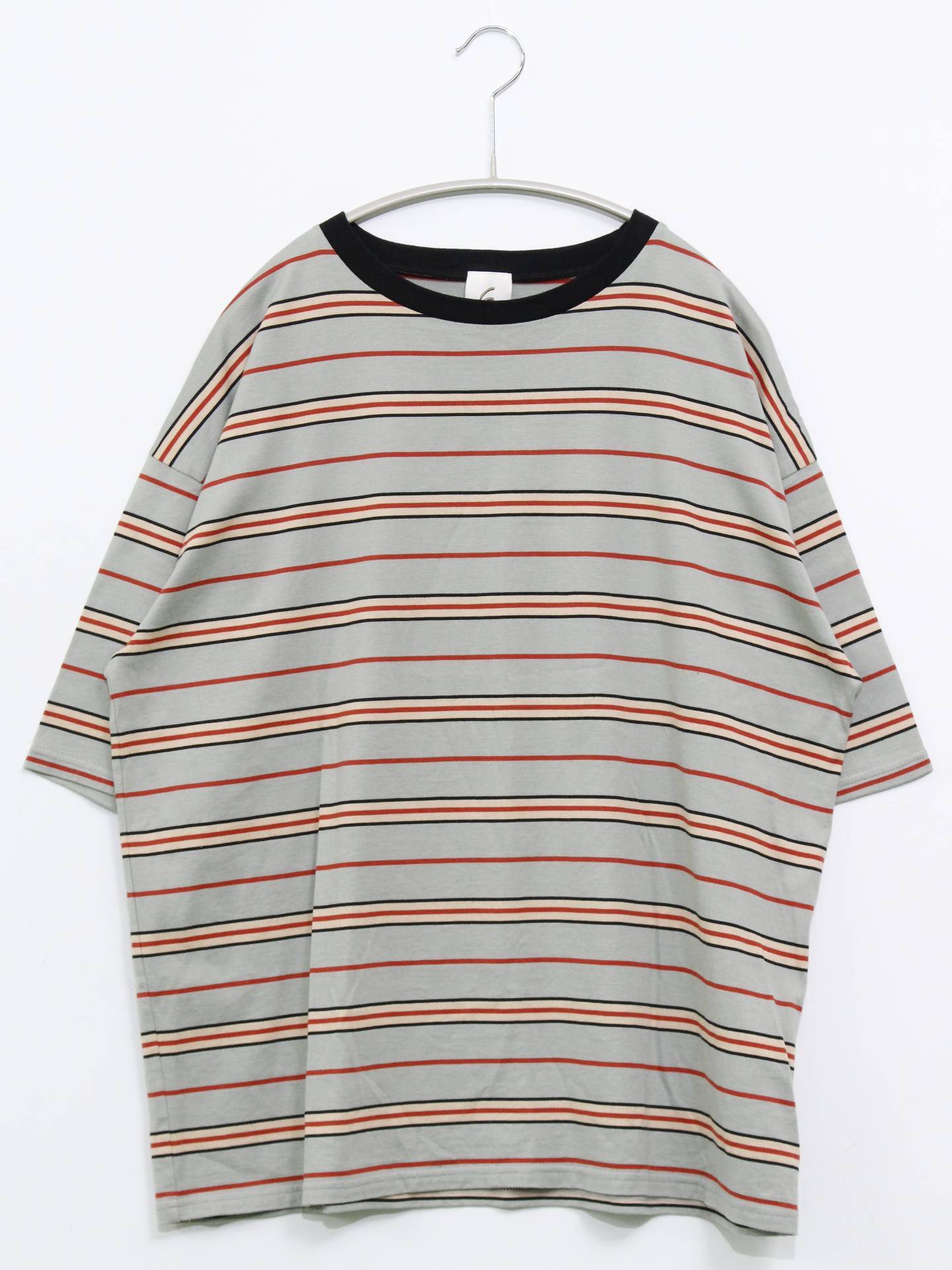 6(ROKU)/Tシャツ/カットソー/トップス/グレー