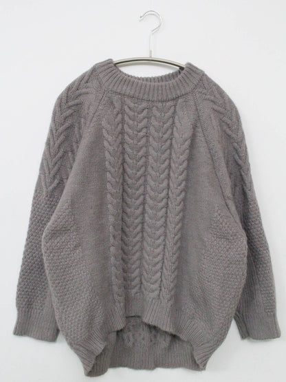 ニット/セーター/トップス/グレー