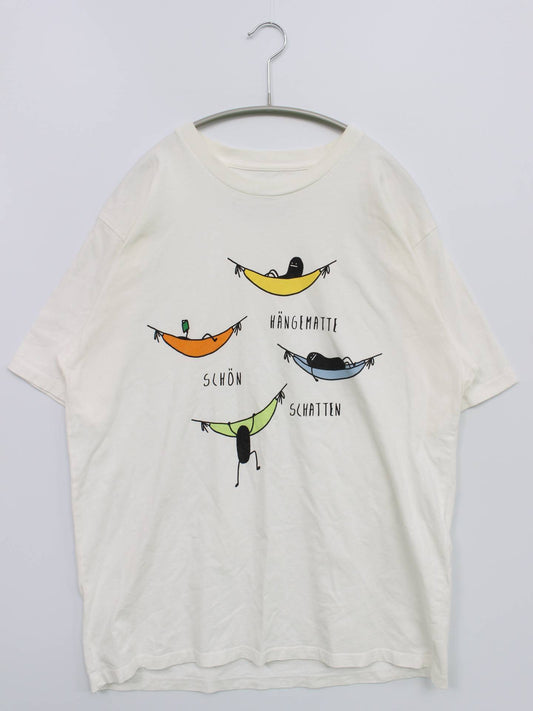 Design Tshirts Store graniph/Tシャツ/カットソー/トップス/ホワイト/L