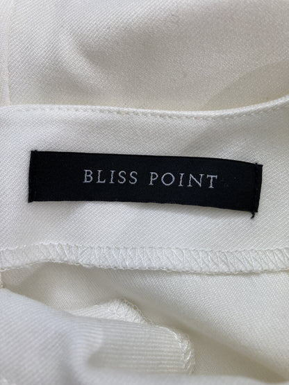 BLISS POINT/つなぎ/オールインワン/オールインワン・サロペット/ホワイト/M