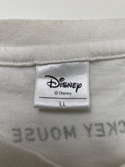 Disney/ディズニー/Tシャツ/カットソー/トップス/ホワイト/LL