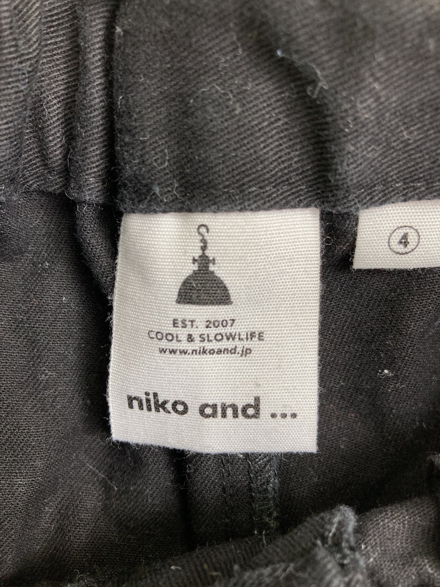 niko and .../ニコアンド/その他パンツ/パンツ/ブラック/4