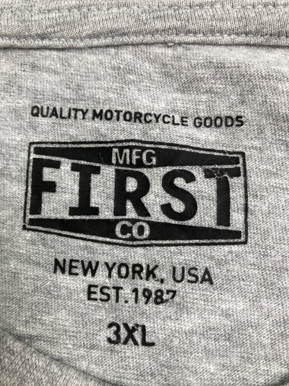 FIRST/Tシャツ/カットソー/トップス/グレー/3XL