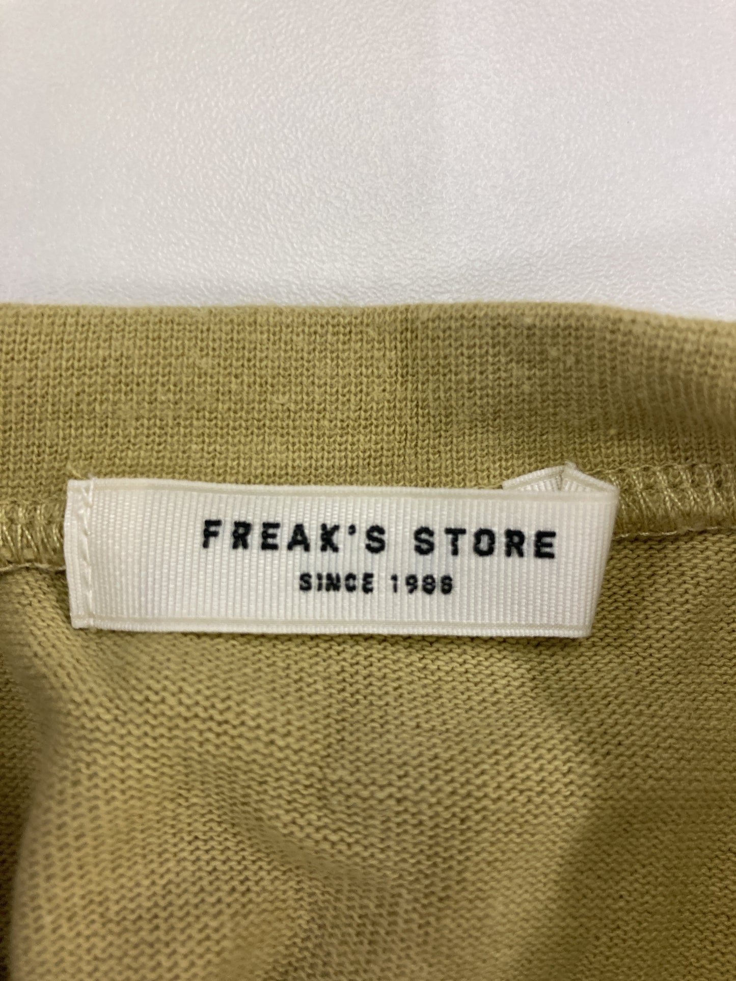 FREAK'S STORE/フリークスストア/Tシャツ/カットソー/トップス/イエロー/F