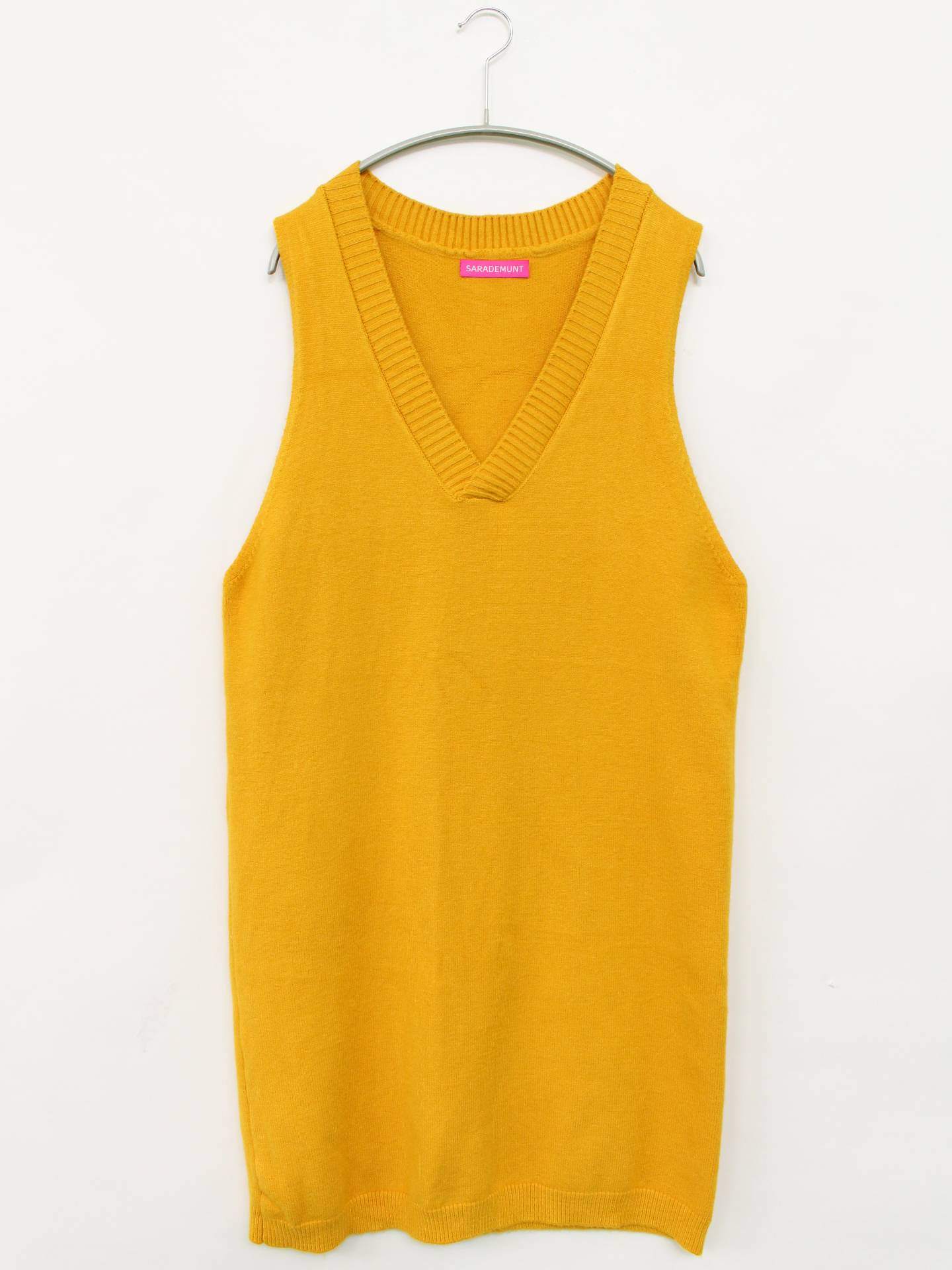 SARADEMUNT/チュニック/ワンピース/ドレス/イエロー
