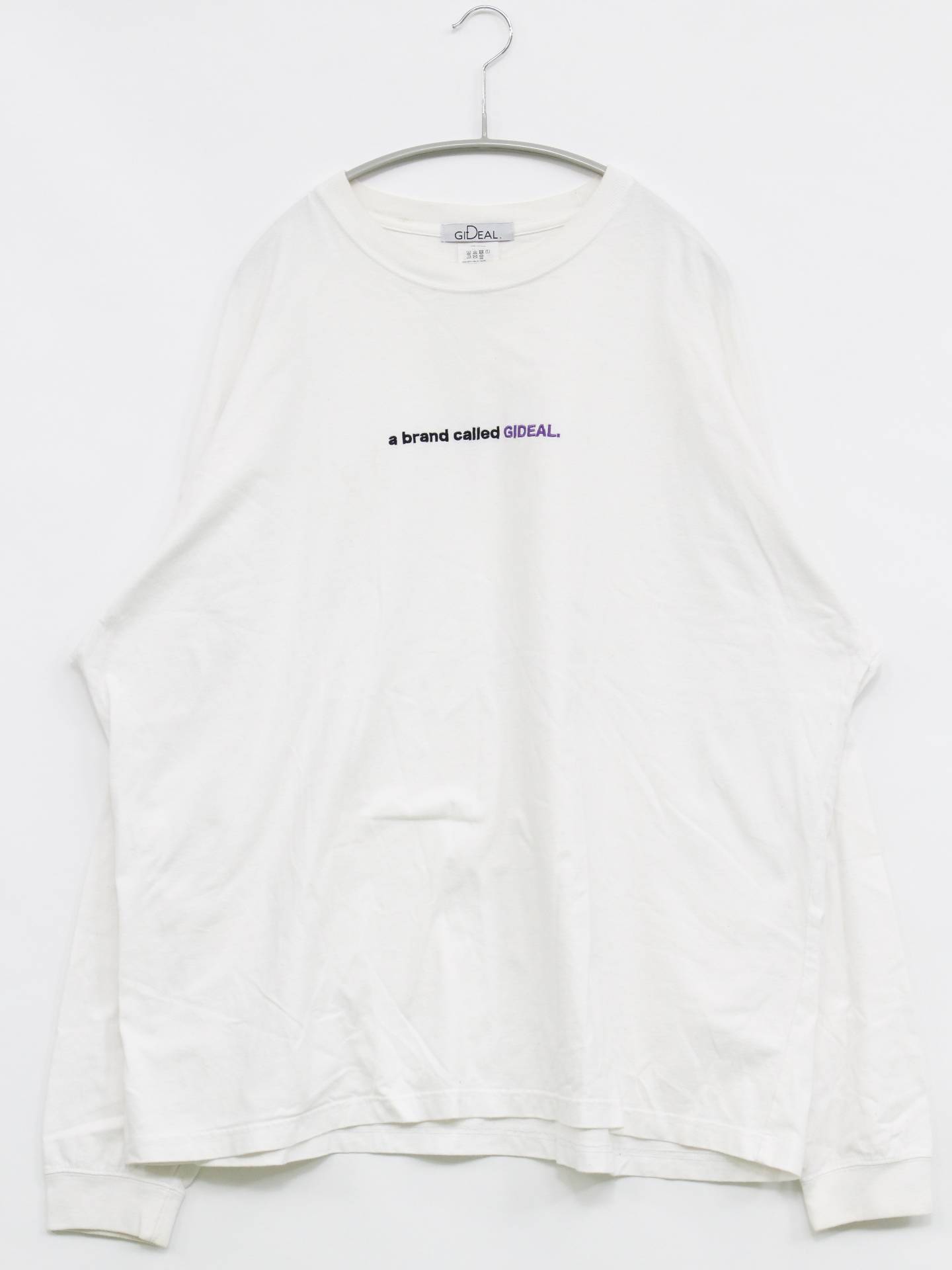 GIDEAL/Tシャツ/カットソー/トップス/ホワイト/XL