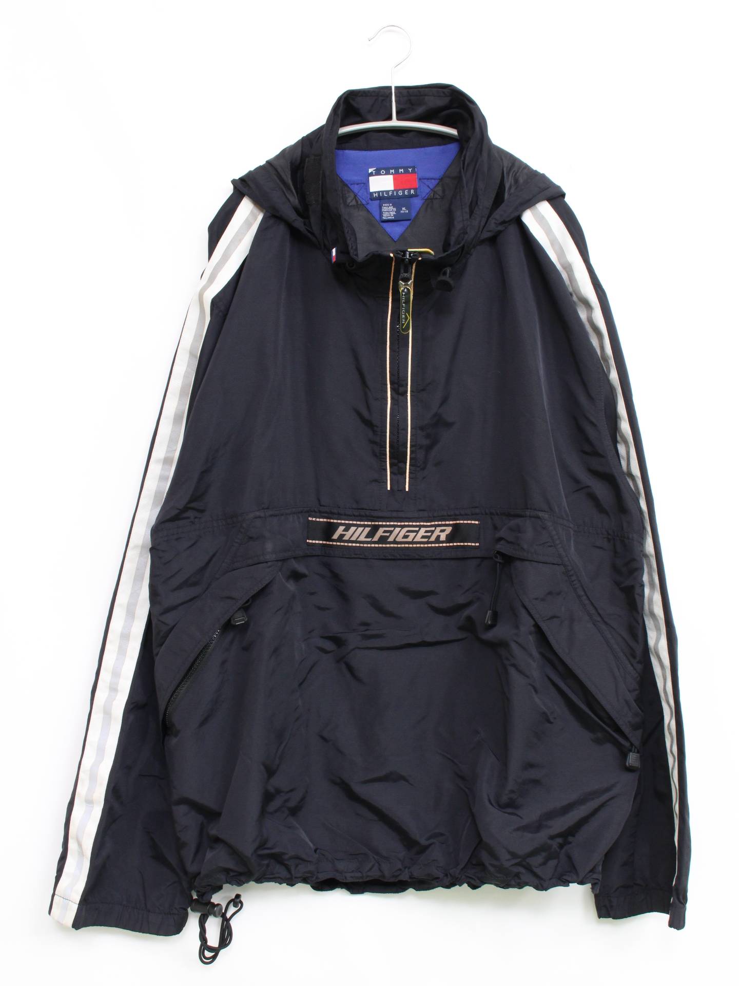 TOMMY HILFIGER/トミーヒルフィガー/アノラックパーカー/トップス/ブラック/XL