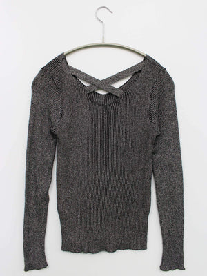 FUN/ファン/ニット/セーター/トップス/シルバー/F