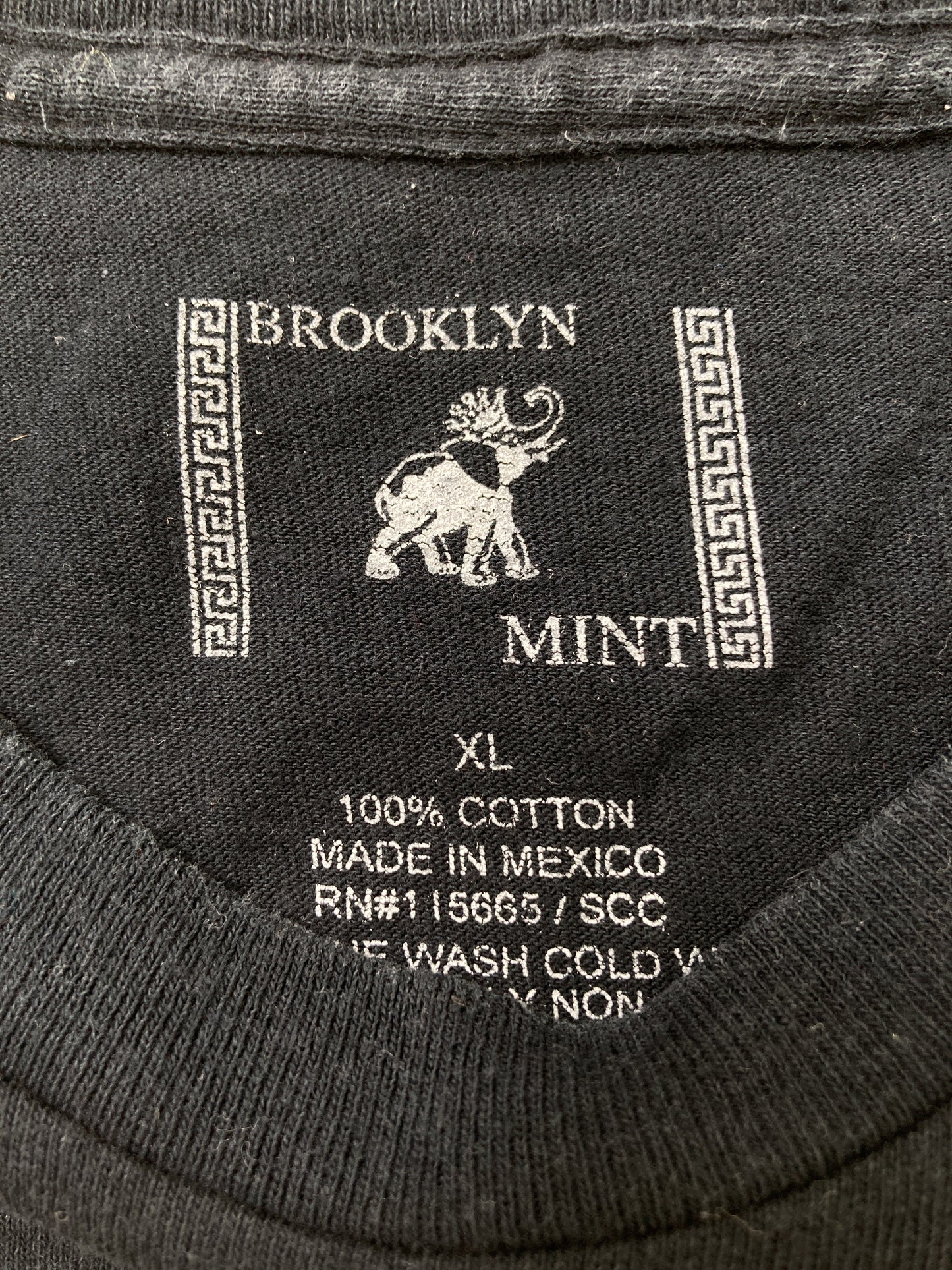 BROOKLYN/Tシャツ/カットソー/トップス/ブラック/XL