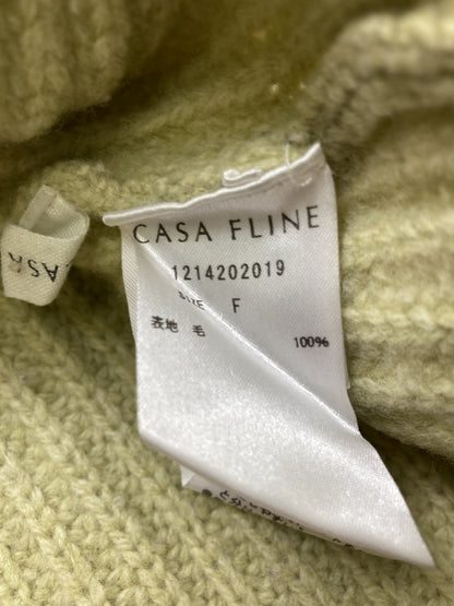 CASA FLINE/カサフライン/ニット/セーター/トップス/ライトグリーン/F