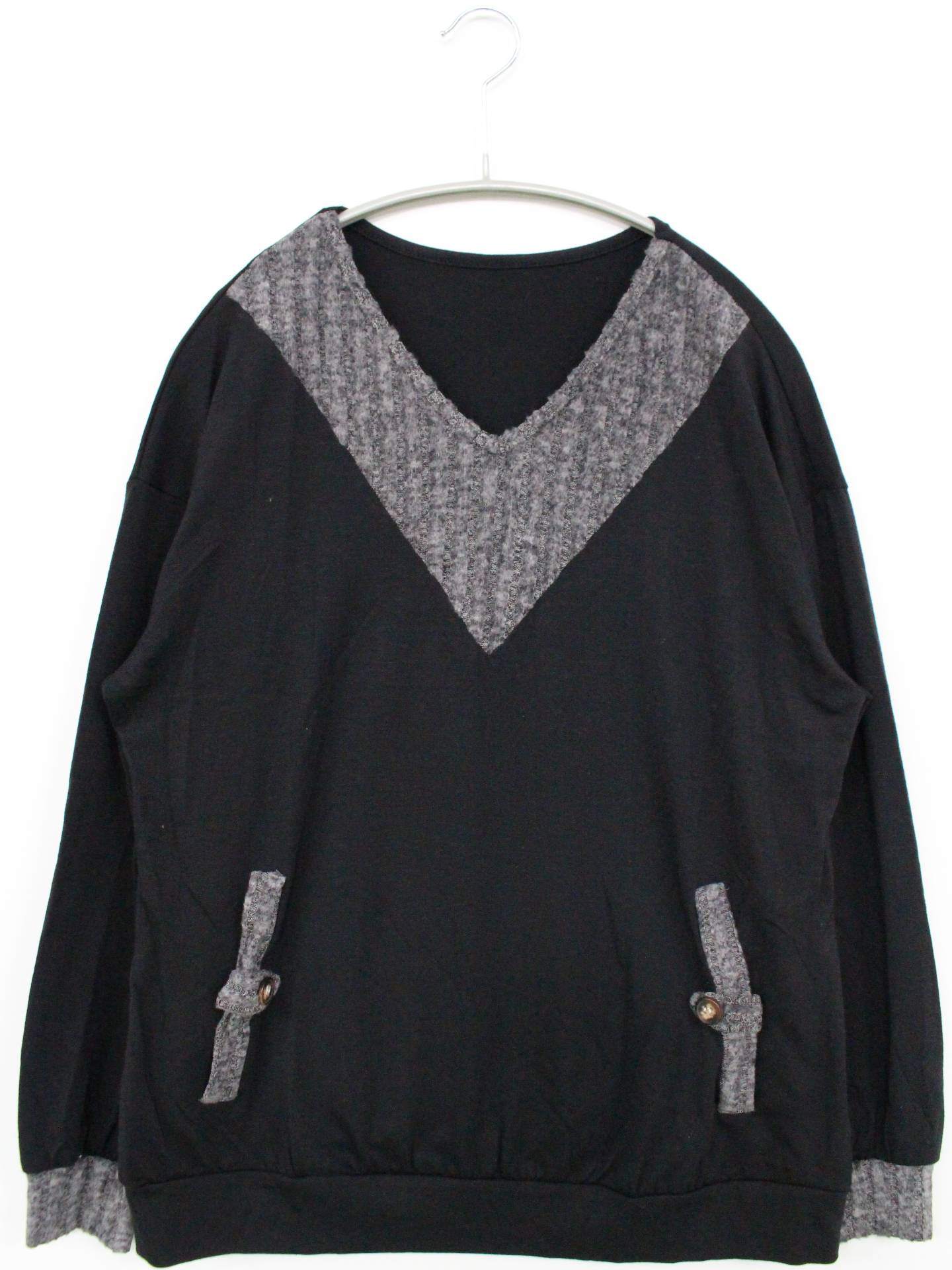 Tシャツ/カットソー/トップス/ブラック/XS