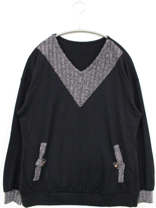 Tシャツ/カットソー/トップス/ブラック/XS