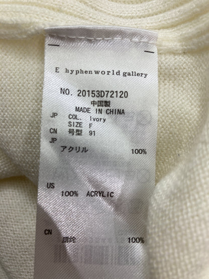 E hyphen world gallery/イーハイフンワールドギャラリー/カーディガン/ボレロ/トップス/ホワイト/F