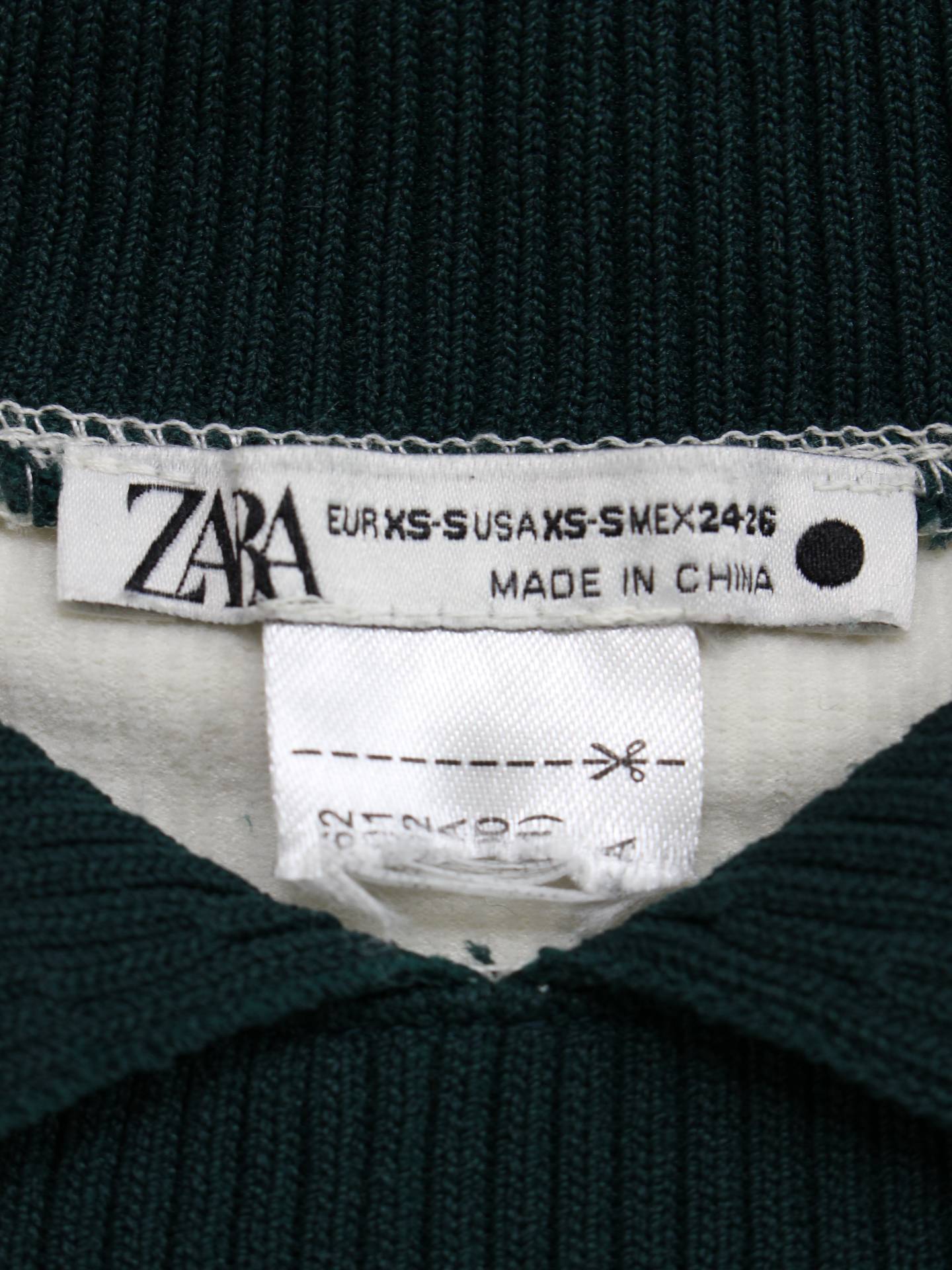 ZARA/ザラ/Tシャツ/カットソー/トップス/ホワイト/XS