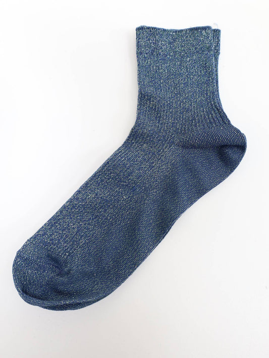 ソックス/ファッション雑貨/ブルー/20-22cm