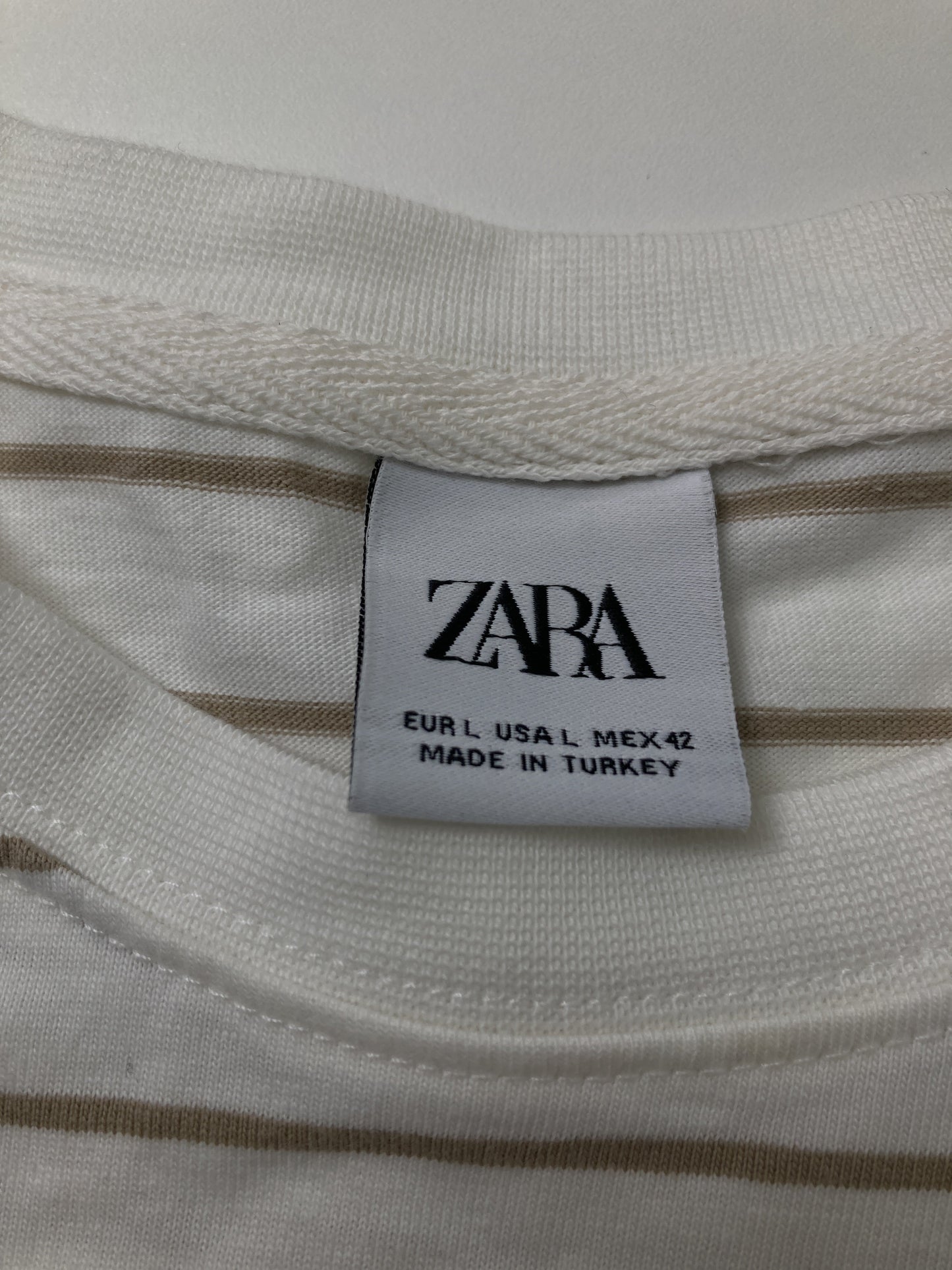 ZARA/ザラ/Tシャツ/カットソー/トップス/ホワイト/L