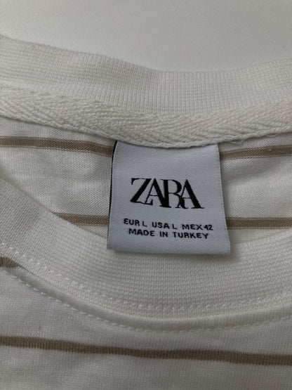 ZARA/ザラ/Tシャツ/カットソー/トップス/ホワイト/L