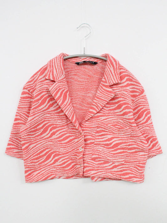 ZARA/ザラ/シャツ/ブラウス/トップス/レッド/S