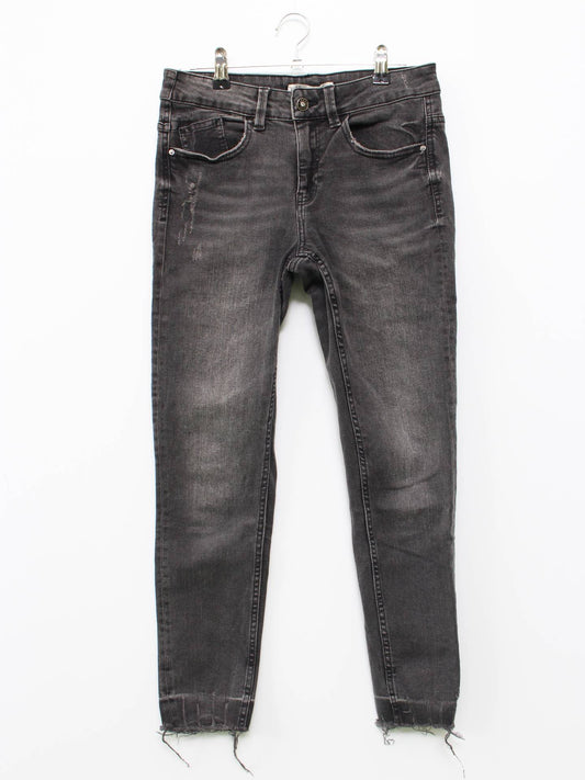 ZARA/ザラ/デニムパンツ/パンツ/グレー/EUR38/USA06/MEX28