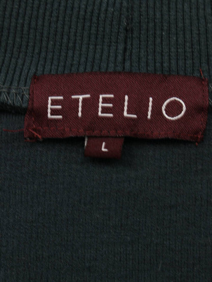 ETELIO/カーディガン/ボレロ/トップス/グリーン/L